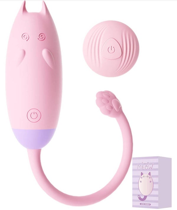 Pink Egg Buddy Vibrator With Remote