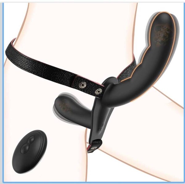 Strap on Vibrating Dildo With Remote