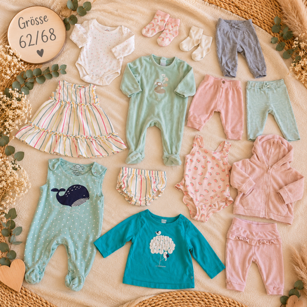 Baby Kleiderset Türkis 50/56
