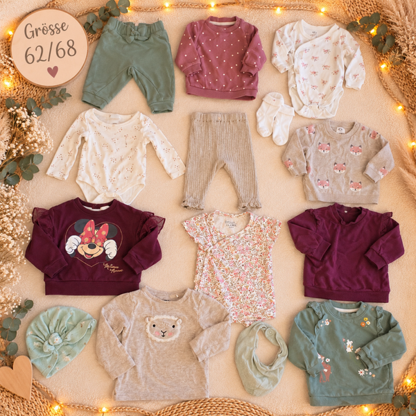 Baby Kleiderset grün 50/56