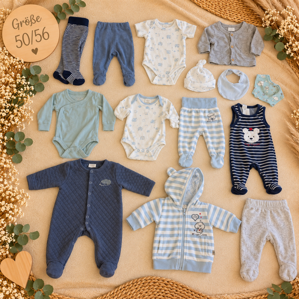 Baby Kleiderset Blau 50/56