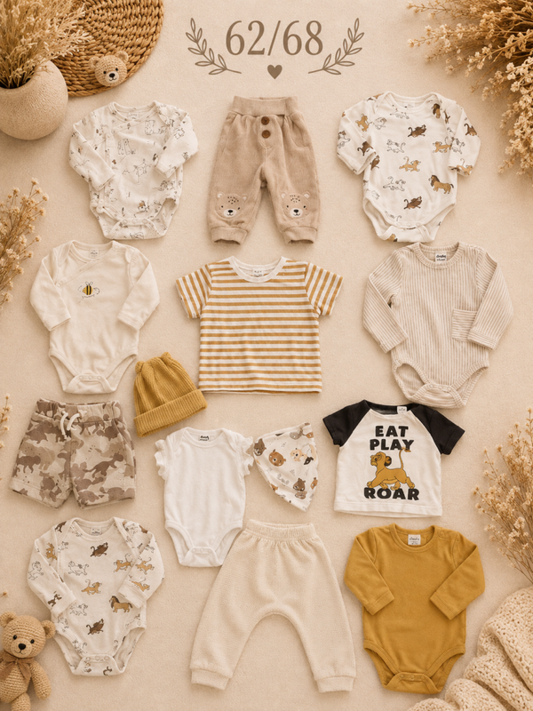 Baby Kleiderset Beige 62/68