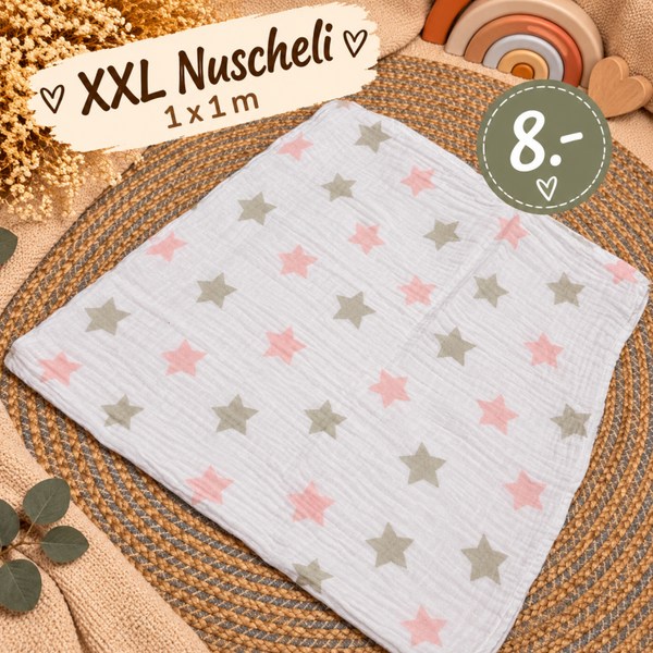 XXL Nuscheli Star 1m x 1m