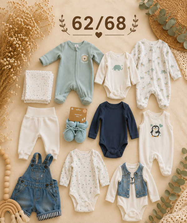 Baby Kleiderset Blau 62/68