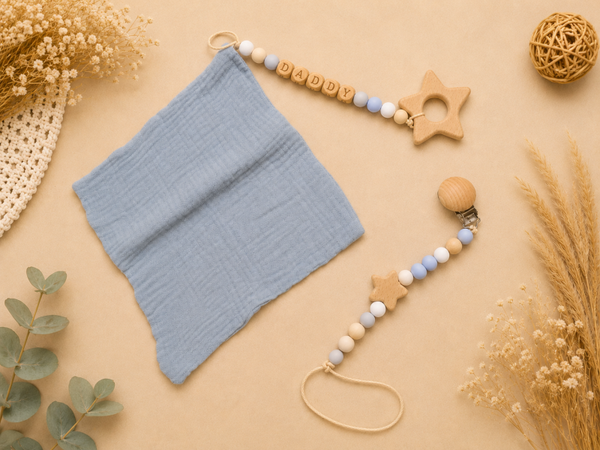 Nuggiketten Set hellblau DADDY