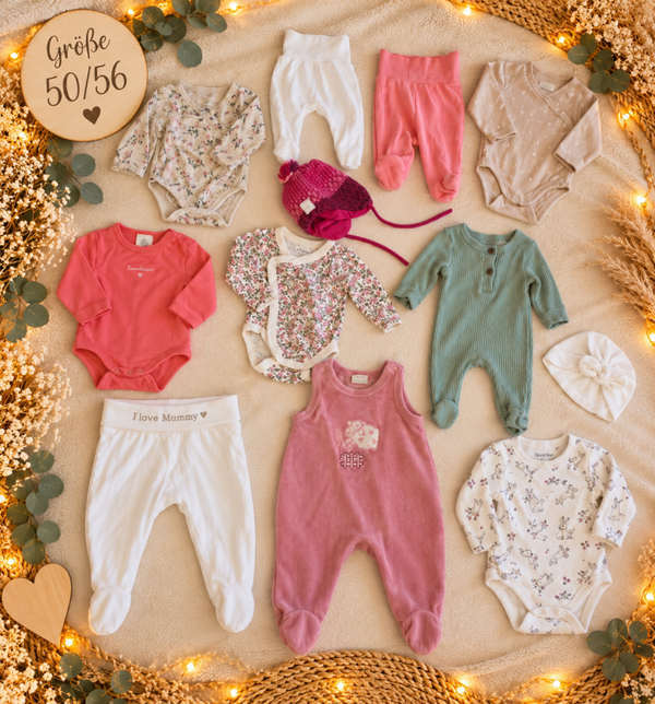Baby Kleiderset Pink 50/56