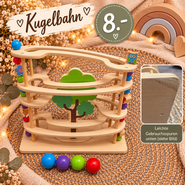 Kugelbahn Holz