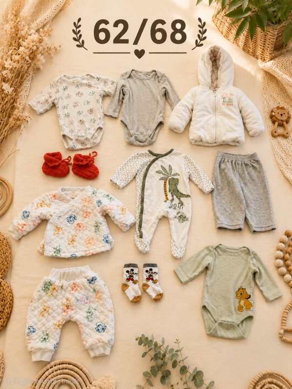 Babykleoderpaket weiss 62/68