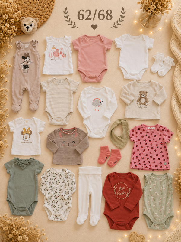 Baby Kleiderset Bunt 62/68
