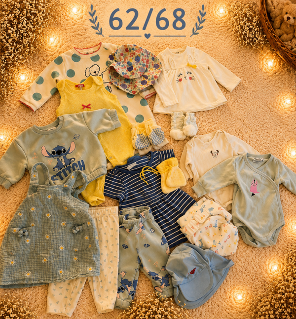 Baby Kleiderset Blau 62/68