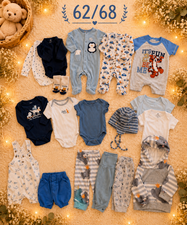 Baby Kleiderset Blau 62/68