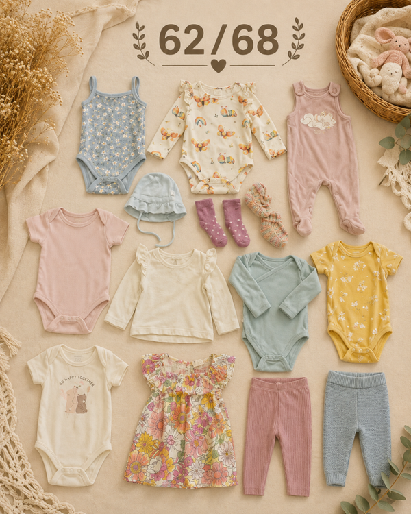 Baby Kleiderset Bunt 62/68