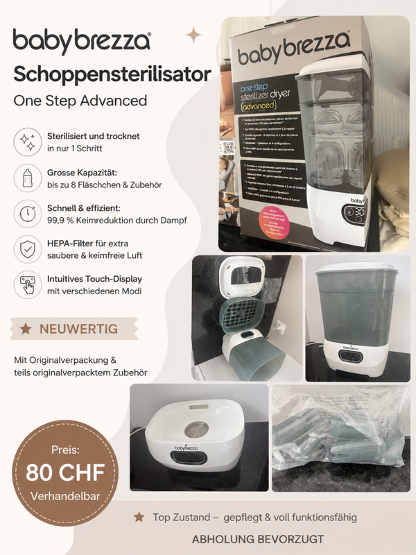 Schoppen Sterilisator Baby Brezza