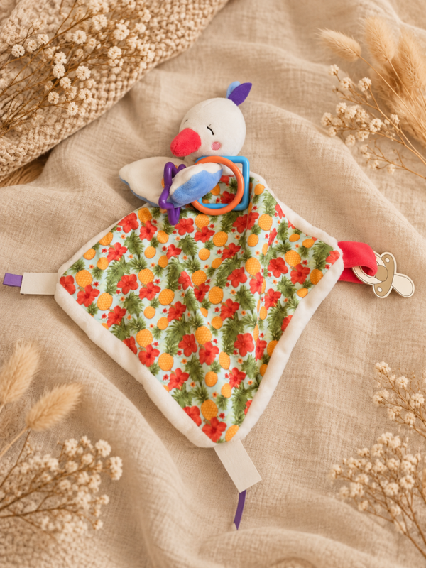 Babykuscheltuch Vogel