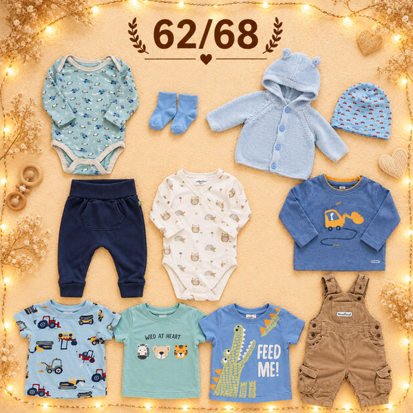 Baby Kleiderset Blau 62/68