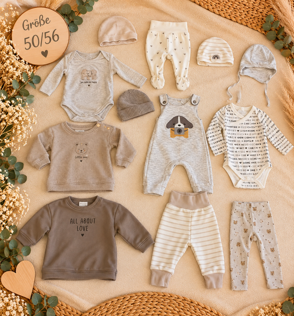 Baby Kleiderset Beige 50/56