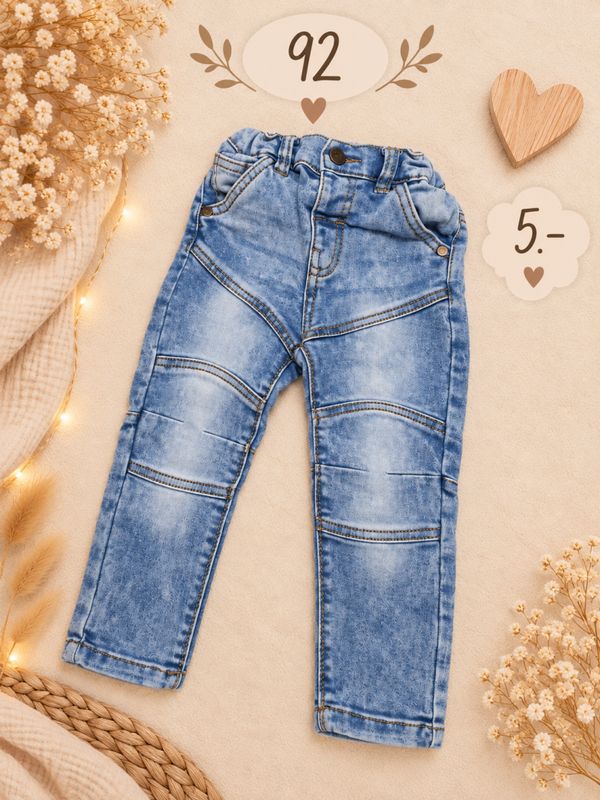 Blaue Jeanshose 92