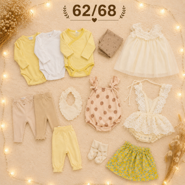 Baby Kleiderset Gelb 62/68