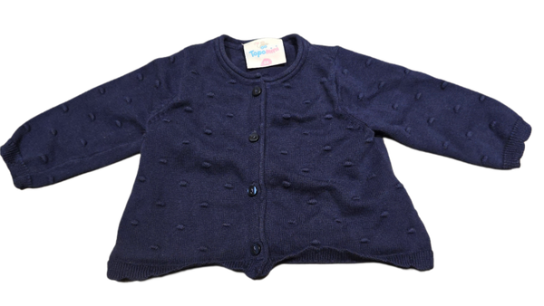 Strickjacke Marineblau 56