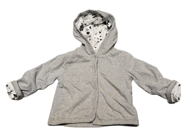 Kaputzenjacke grau 62