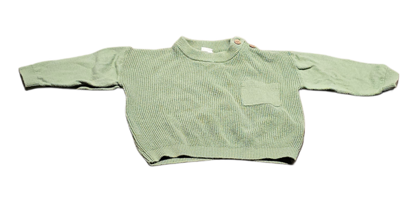 Grüner Pullover 74