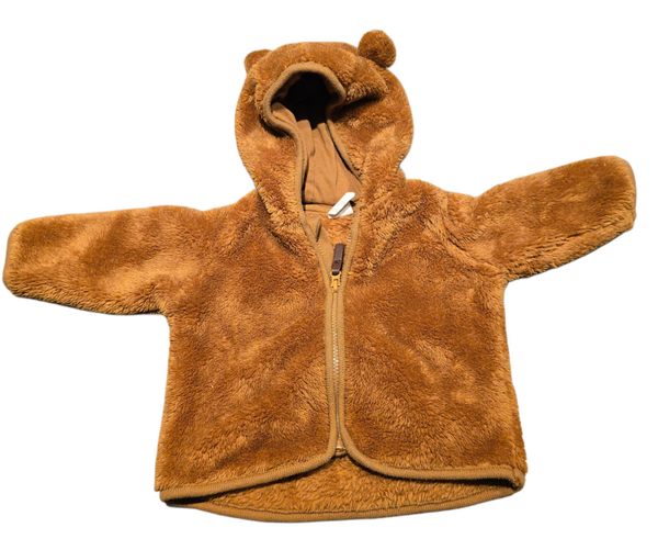 Kaputzenjacke braun 56