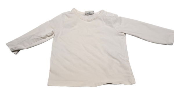 Langarmshirt weiss 74