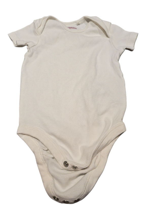Kurzarmbody weiss 62/68