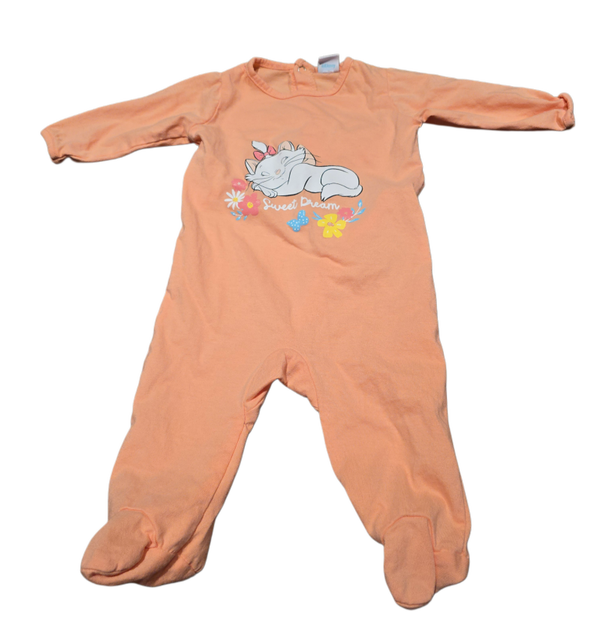 Stramplerpyjama orange 68