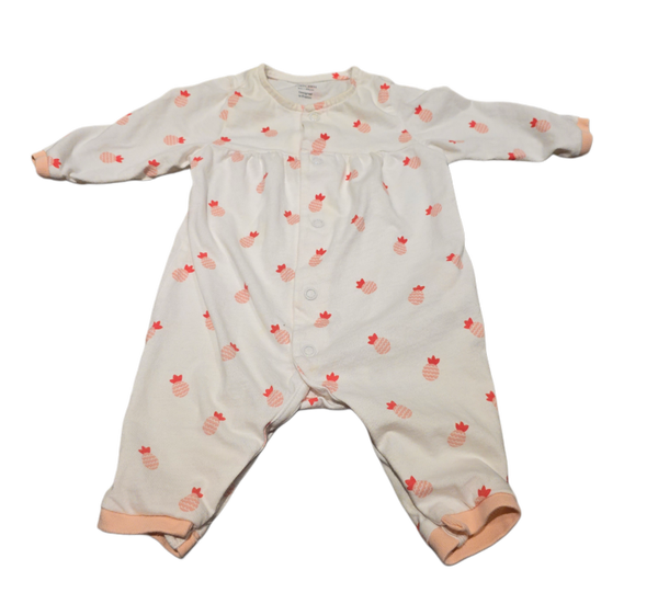 Babypyjama Ananas 62