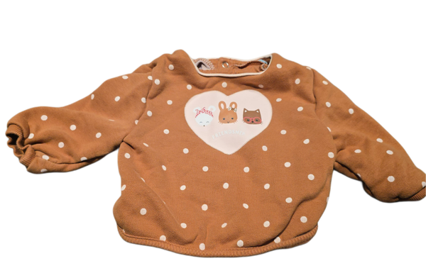 Babypullover braun 68