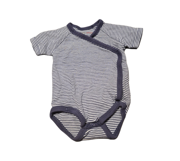 Babybody kurzarm blau 50/56