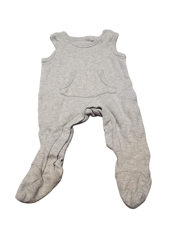 Babystrampler grau 50/56