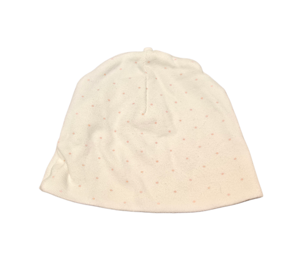 Baby Mütze weiss/ pünktli 56