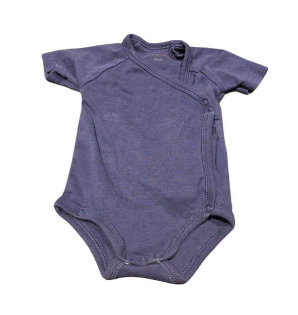 Babybody Blau Kurzarm 50/56