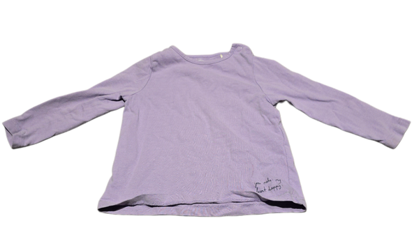 Babygirl Shirt Lila 80