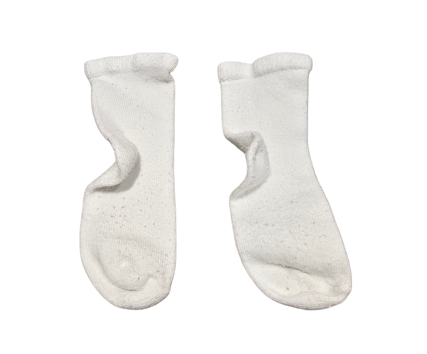 Baby Socken weiss 3-6M
