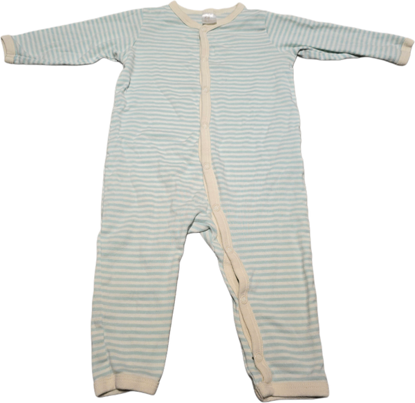 Babypyjama hellblau 74