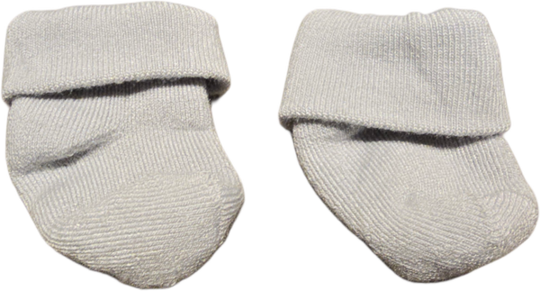 Babysocken grau Newborn 50