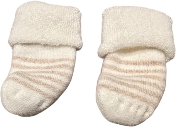 Babysocken weiss Newborn 50
