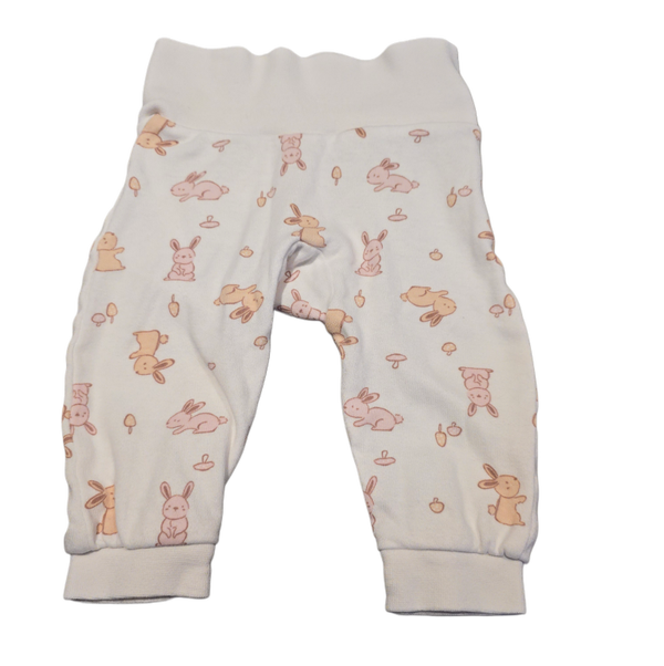 Babyhosen weiss Hasen 62/68