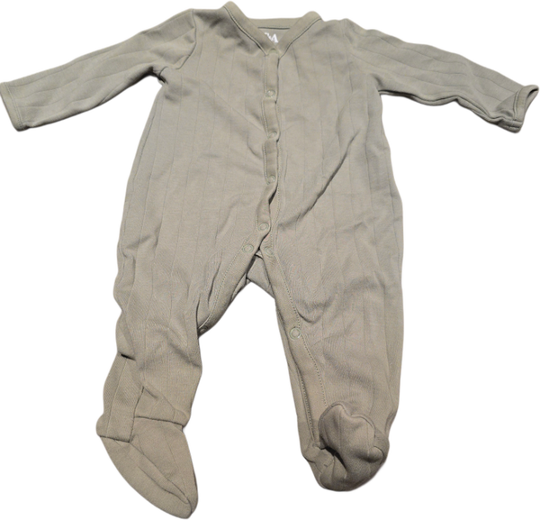Babystrampler olive 56