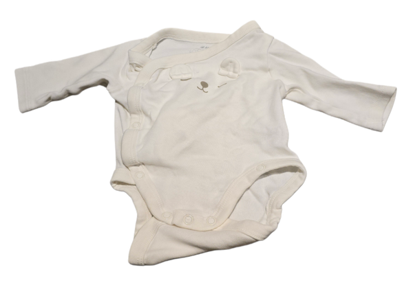 Babybody weiss Bär 56