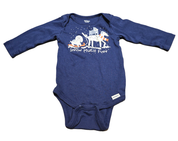 Babybody blau Winter 62