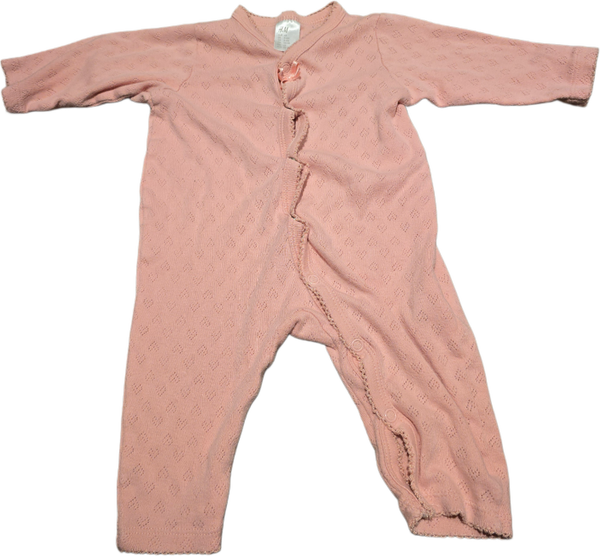 Babypyjama rosa 68