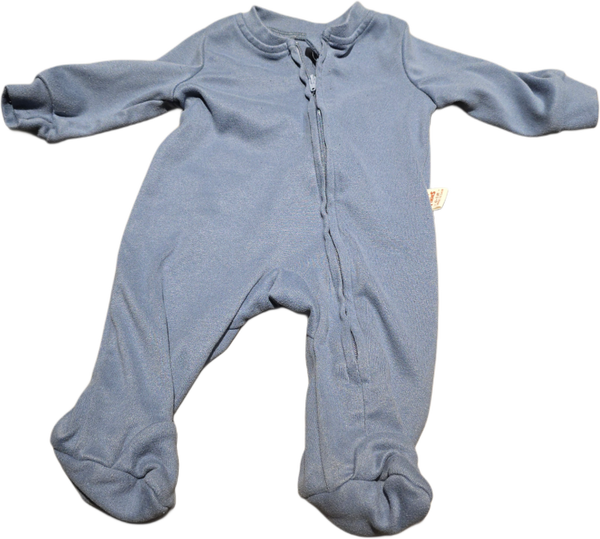 Babystrampler blau 56