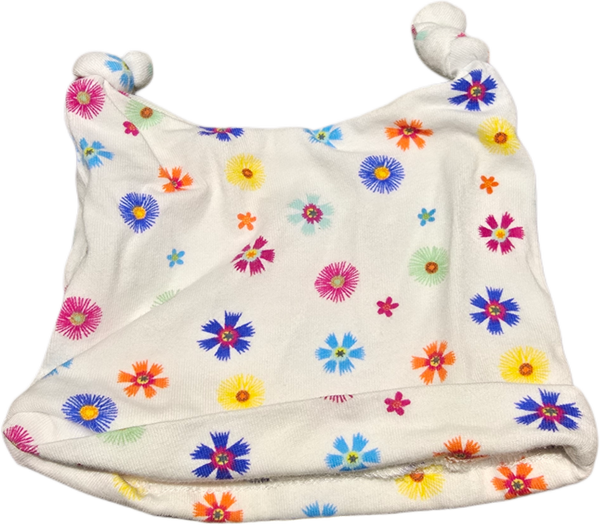 Babymütze Blümchen 1M
