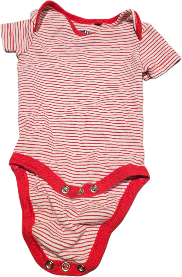 Babybody Kurzarm rot 50/56