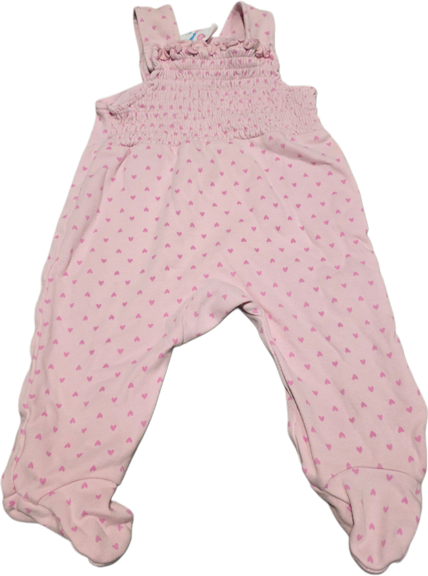 Babystrampler Ärmellos rosa 56