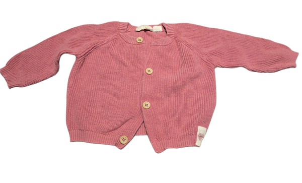 Rosa Babystrickjacke 62/68